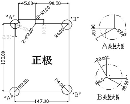 Pole piece cutting manufacturing process of lithium-ion soft-packed battery