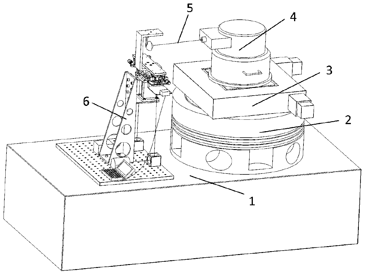 Another laser tracker geometric error compensation device