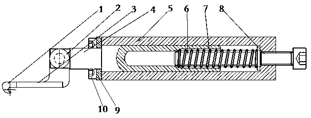 Compensation test self-positioning bionic manipulator