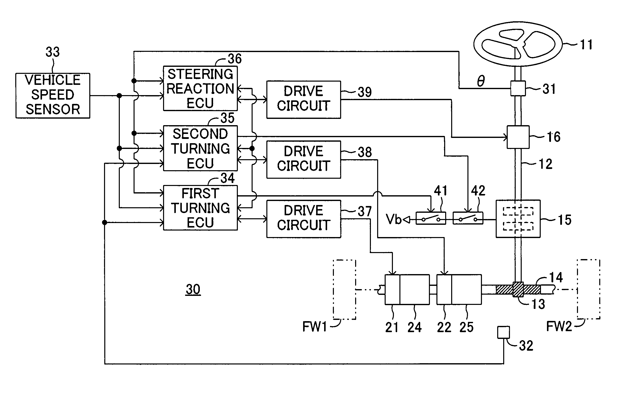 Steering apparatus for vehicle