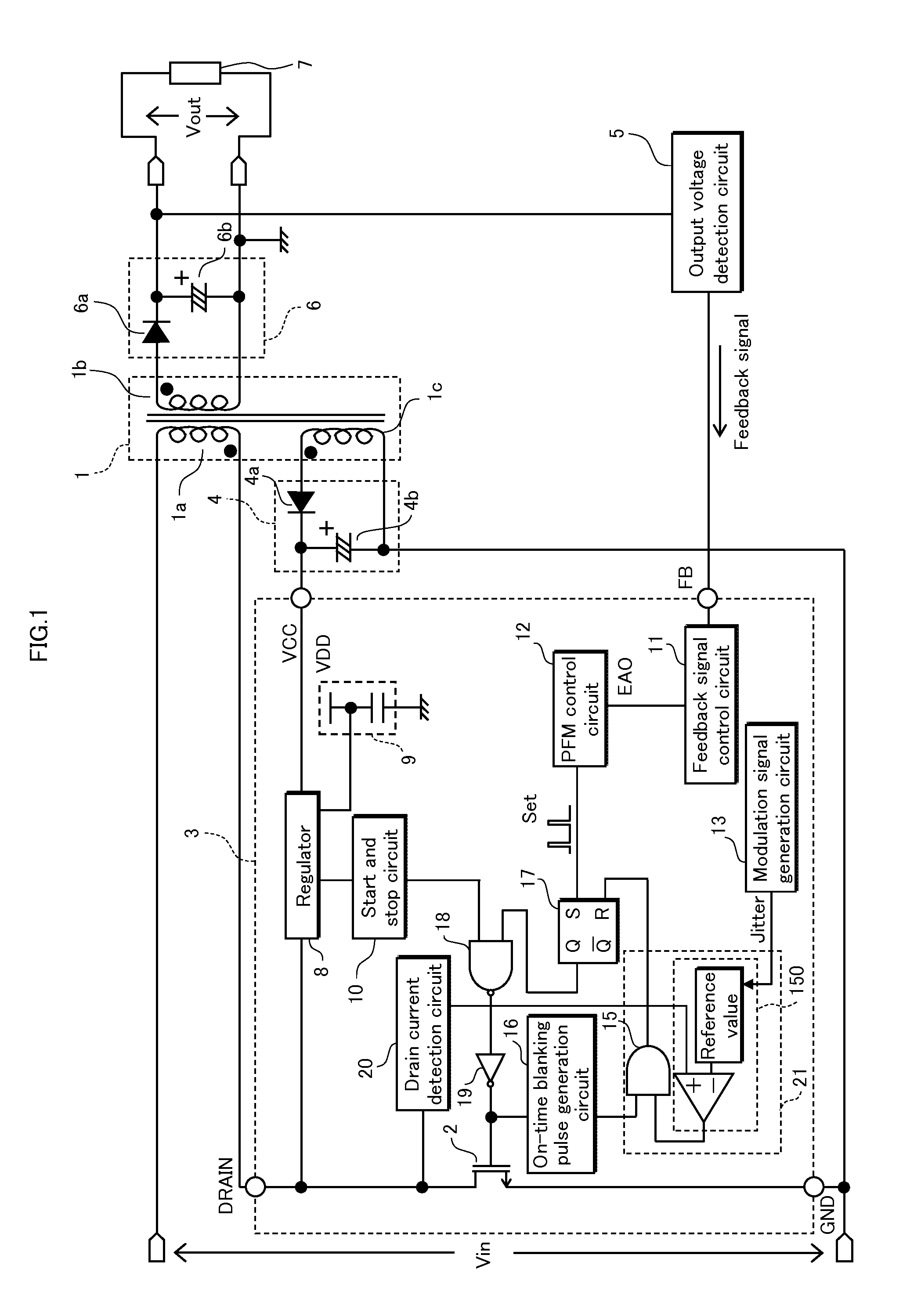 Switching power supply apparatus and semiconductor device