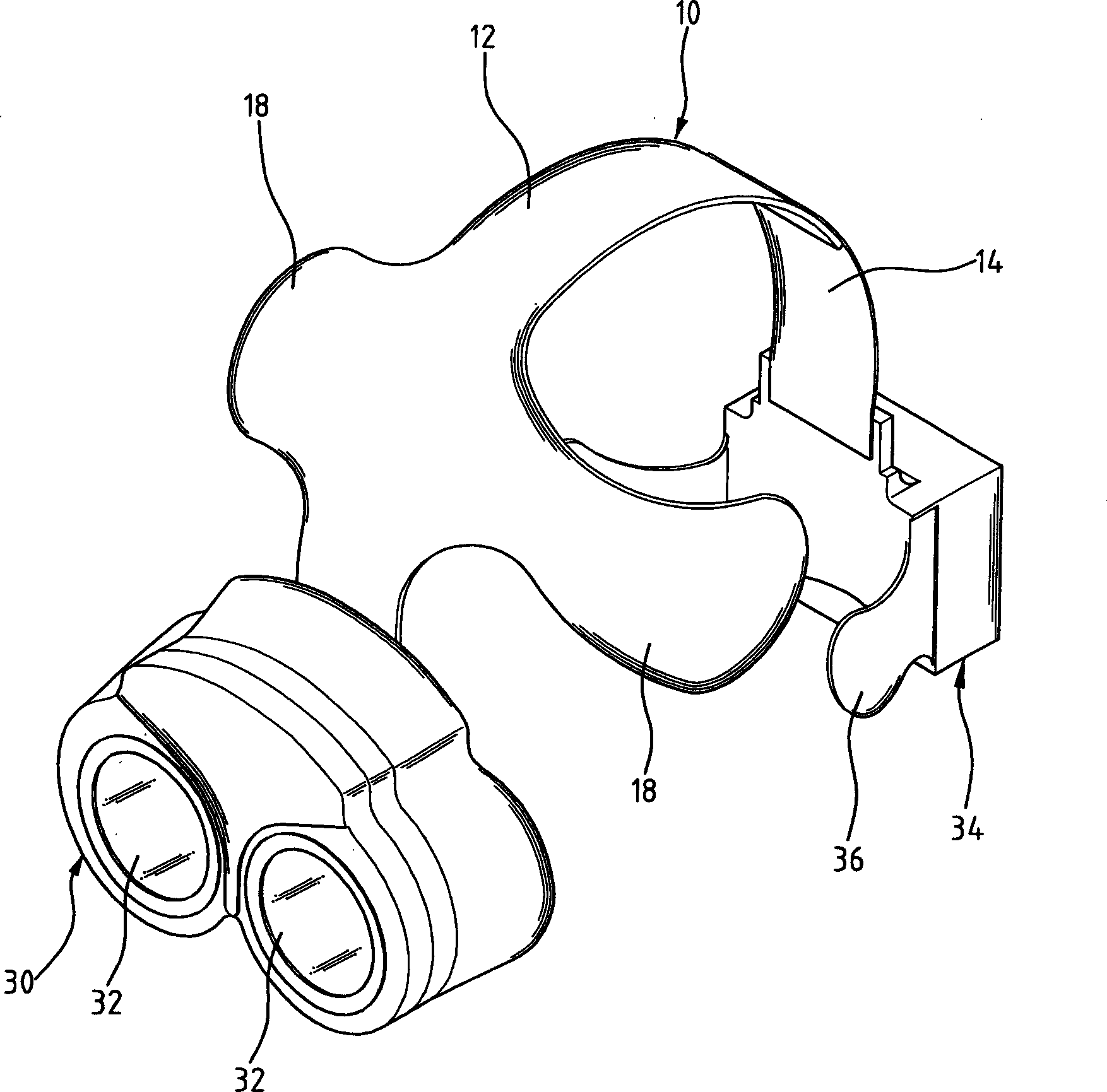 Head-mounting device