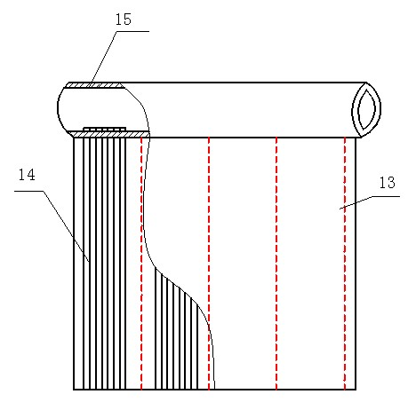 Vertical leaf filter filtering device and filter method and application thereof