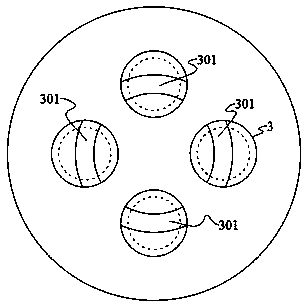 Waste classifying collecting device in industrial production