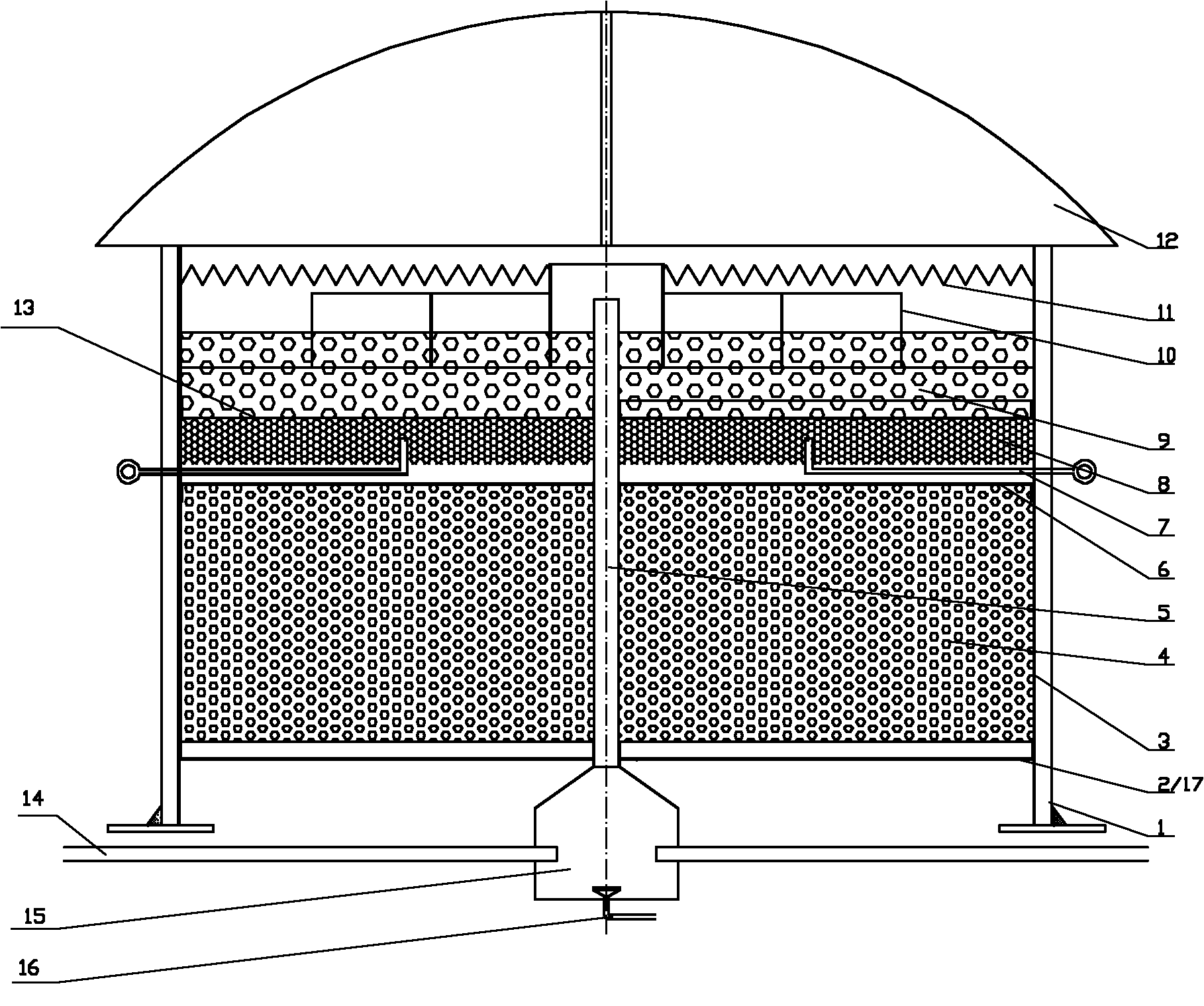 Multi-functional aquacultural biological floating island water purification device