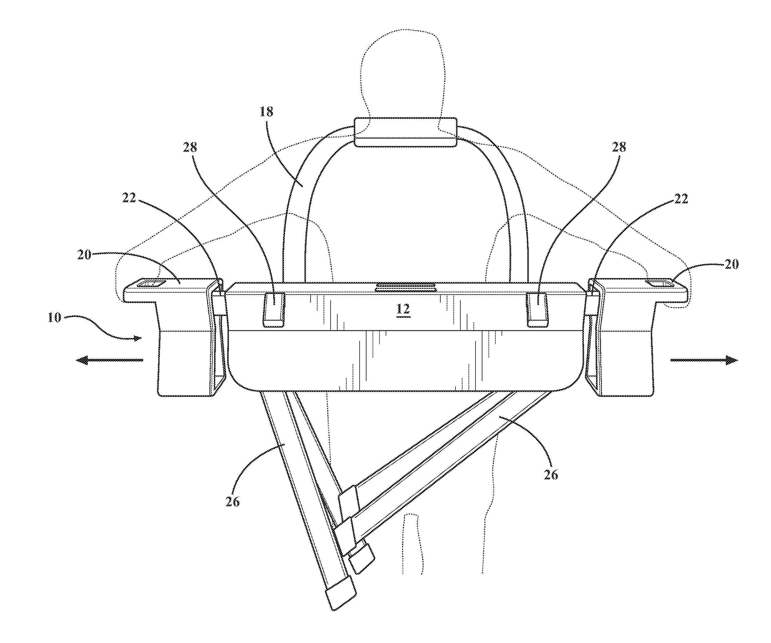 Tool Stand With Automatically Deployable Legs