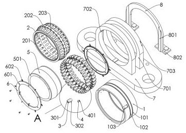 Self-aligning roller bearing used based on stirring equipment