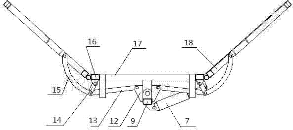 Collection trolley for entire stalk type cane harvester