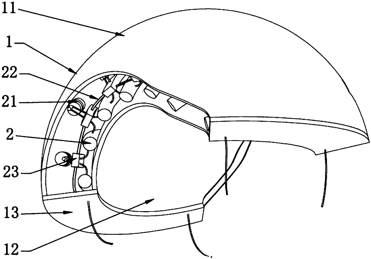 Head massage device