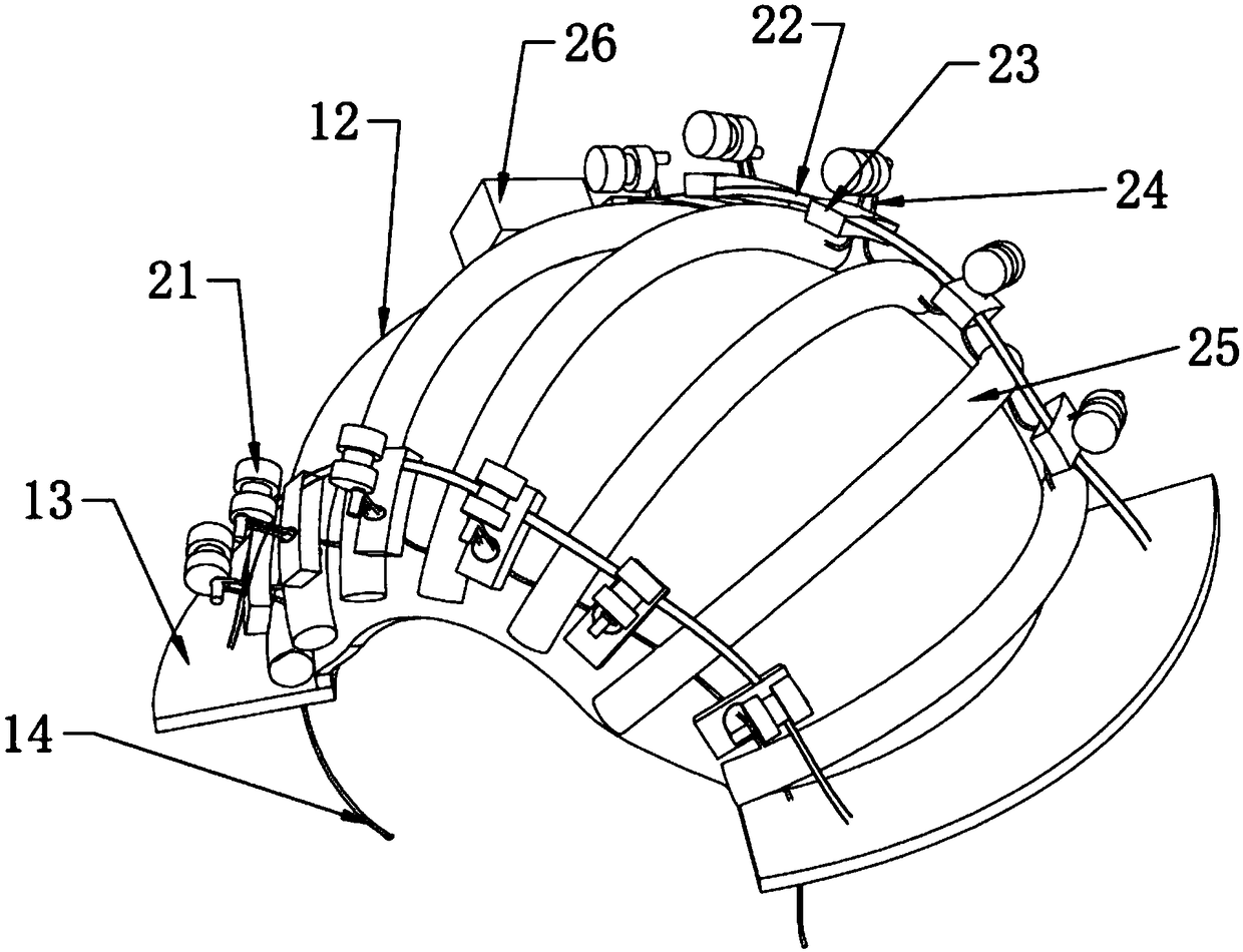 Head massage device