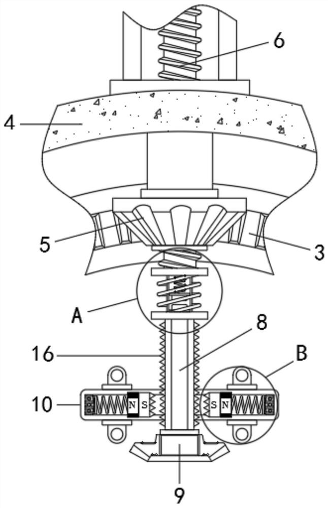 Clamping and fixing device for intelligent manufacturing hardware machining equipment