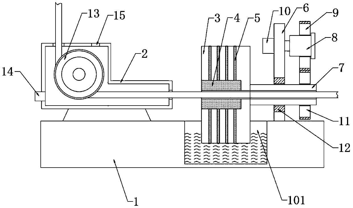 Comprehensive capillary permeation type yarn waxing process