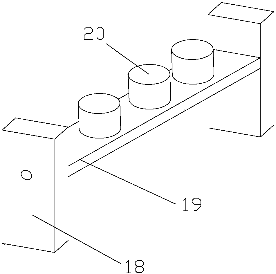 Takeoff and landing control device for rotor unmanned aerial vehicle and control method thereof