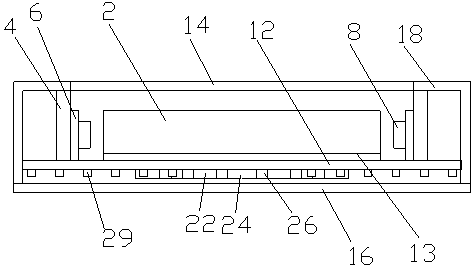 Novel LED panel light with modified heat dissipation for clean rooms