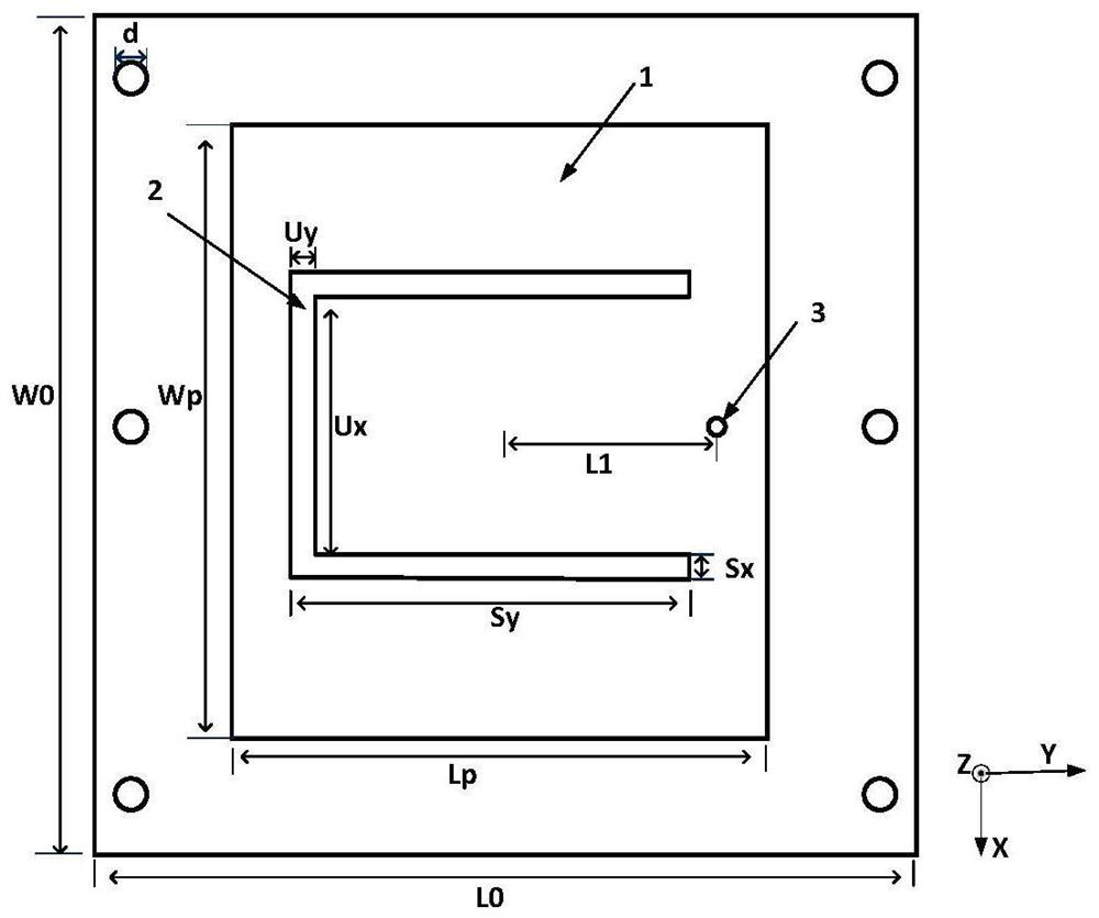 Wide-beam antenna based on pin-like monopoles