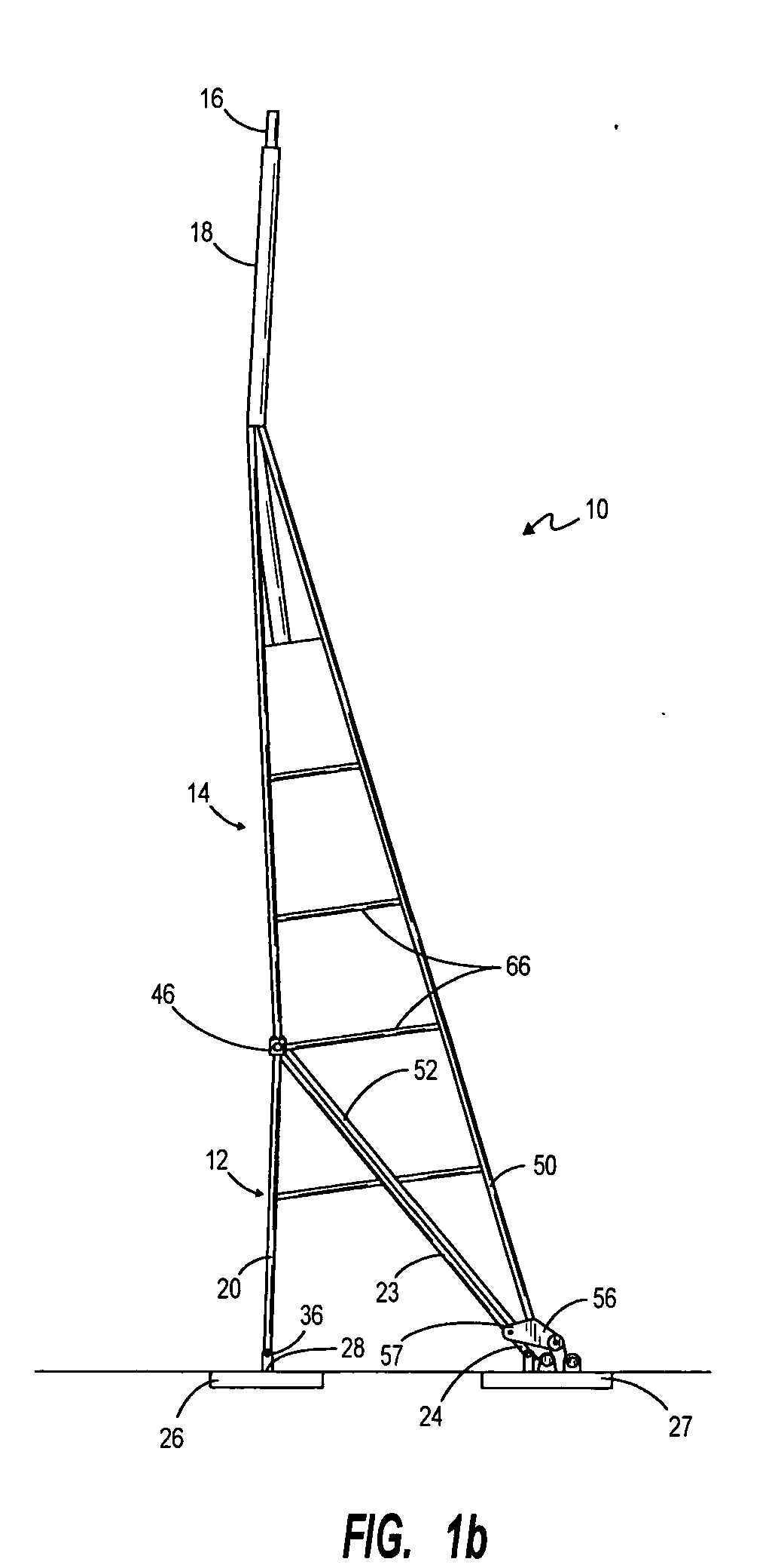 Tilt-up support tower