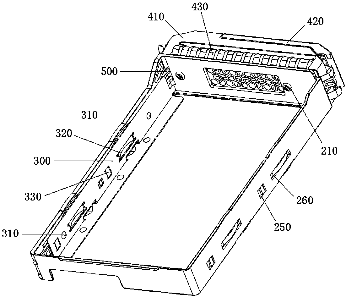 Screw-free hard disk support and working method thereof