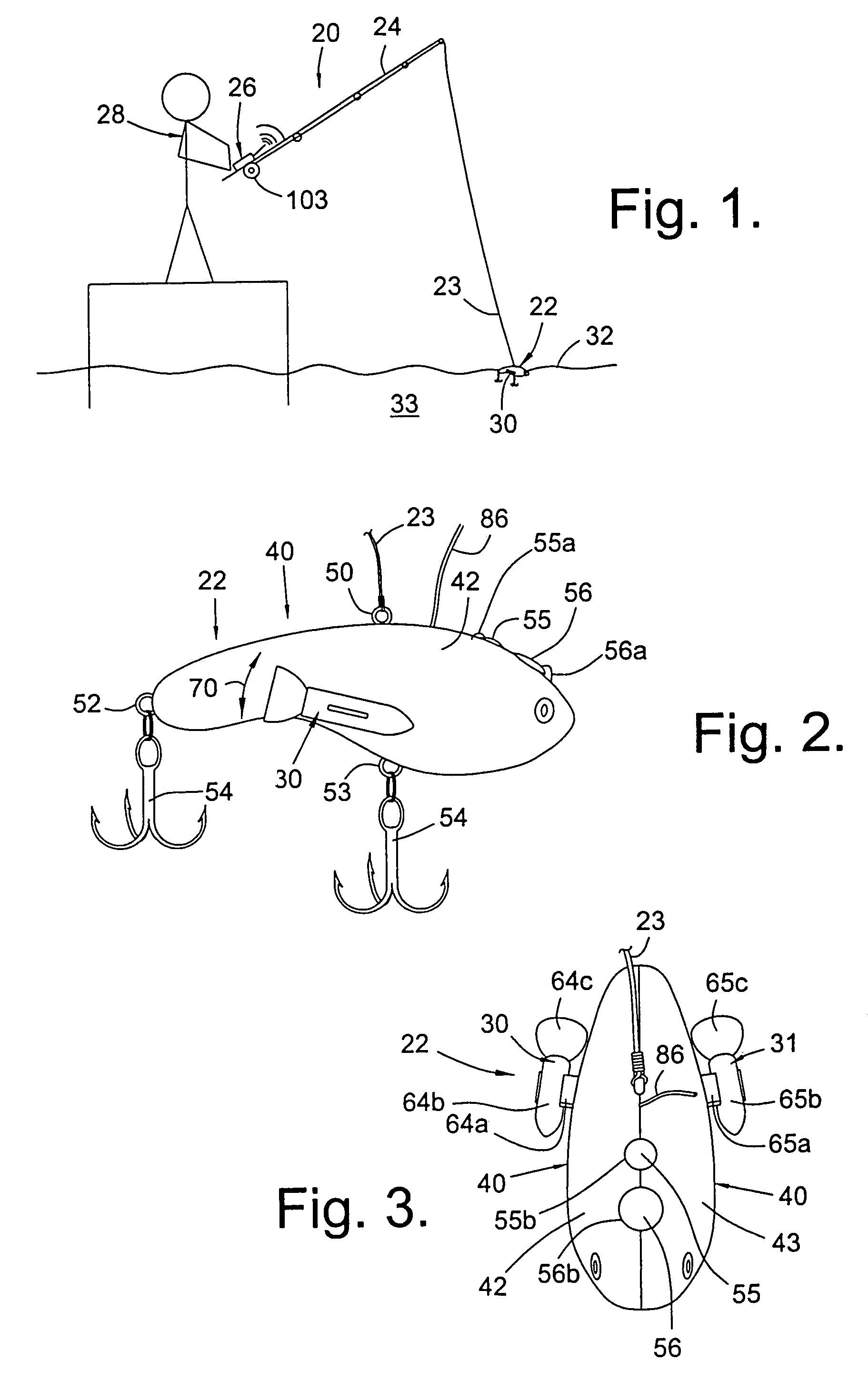 Controllable fishing lure