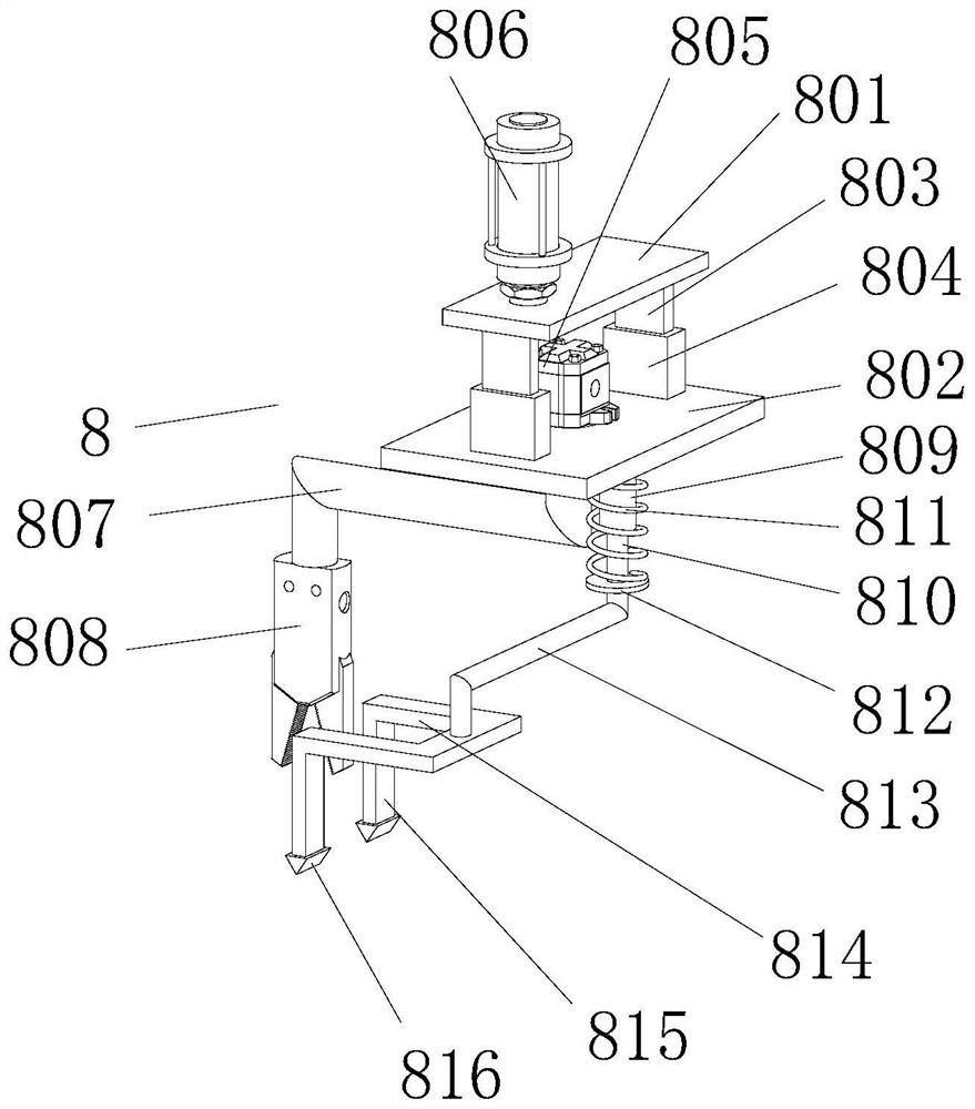 A spark plug processing mechanism for an automobile engine