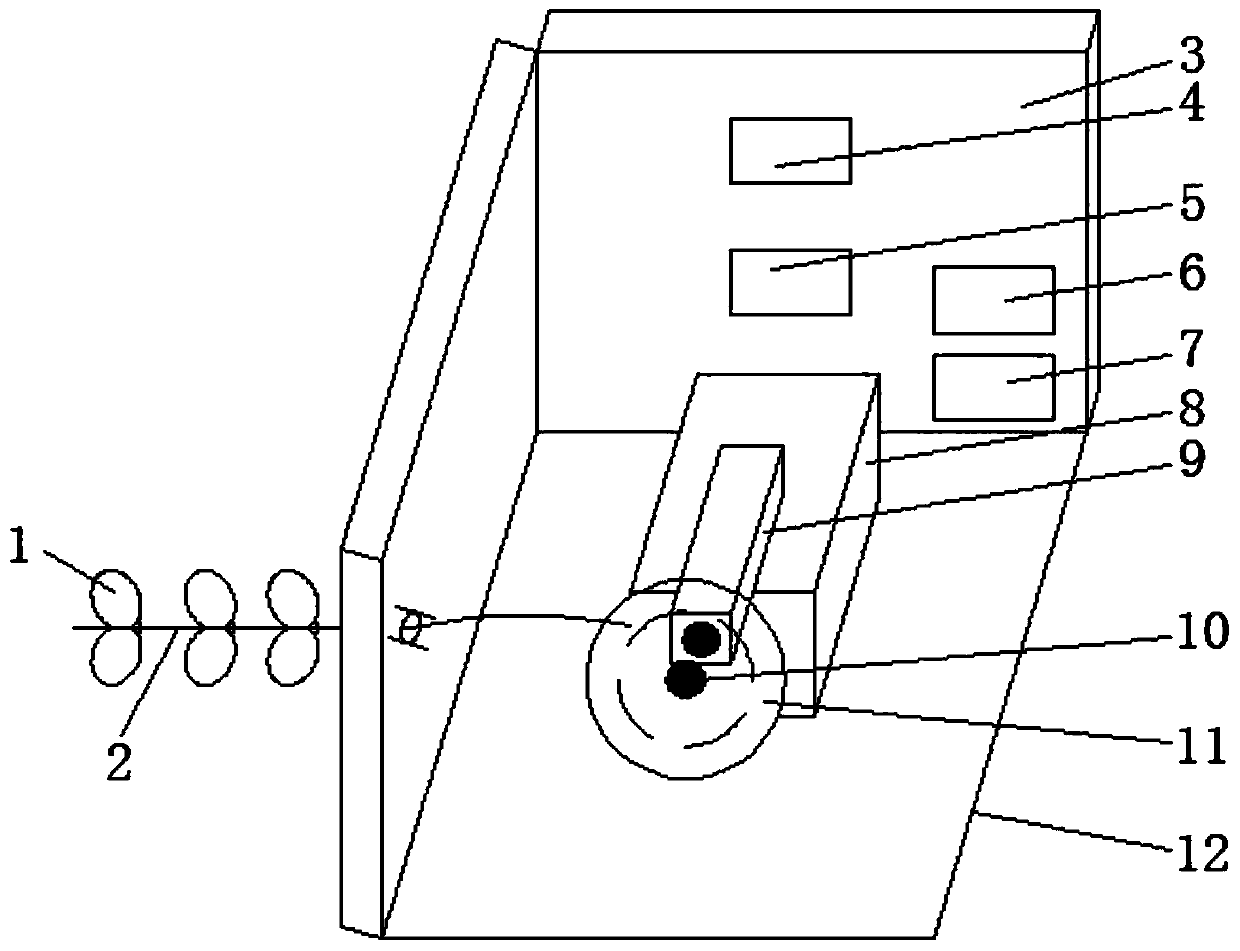 Balloon blasting device capable of being continuously and automatically pulled and control method thereof