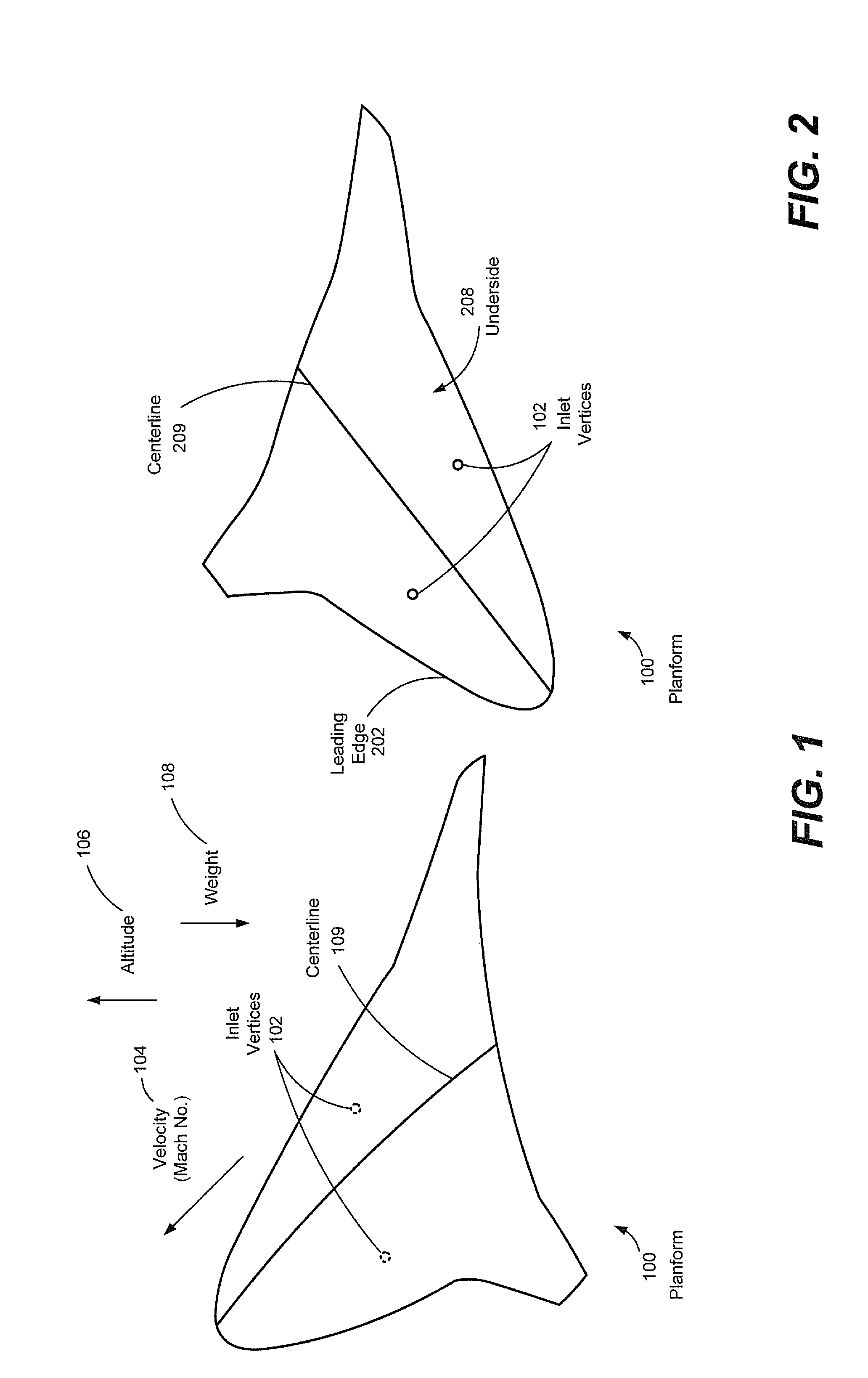 Integrated hypersonic inlet design