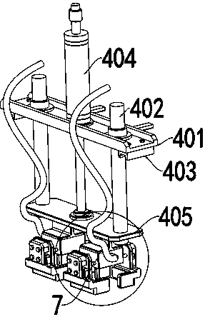 Cylinder pushing hoisting device