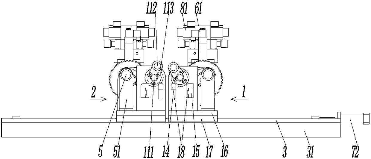 Automatic reinforcement bending and hooping device