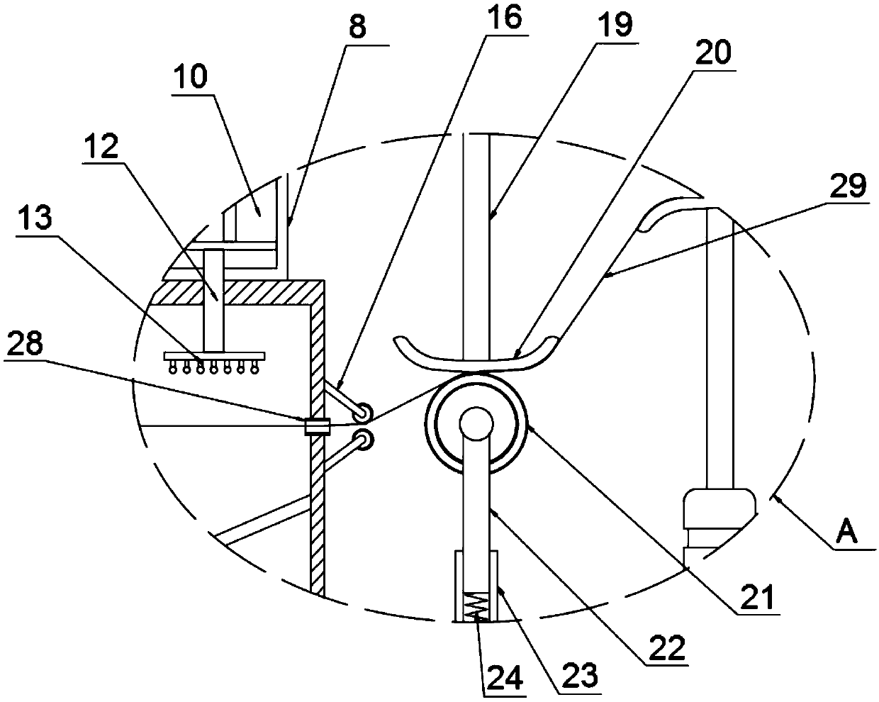 Embroidery thread splicing and shaping equipment and method