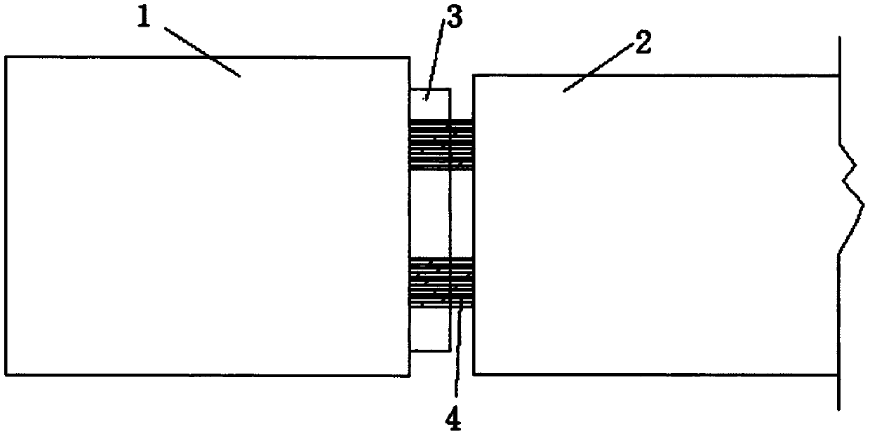 Fabricated beam-column lead extrusion type energy dissipation joint