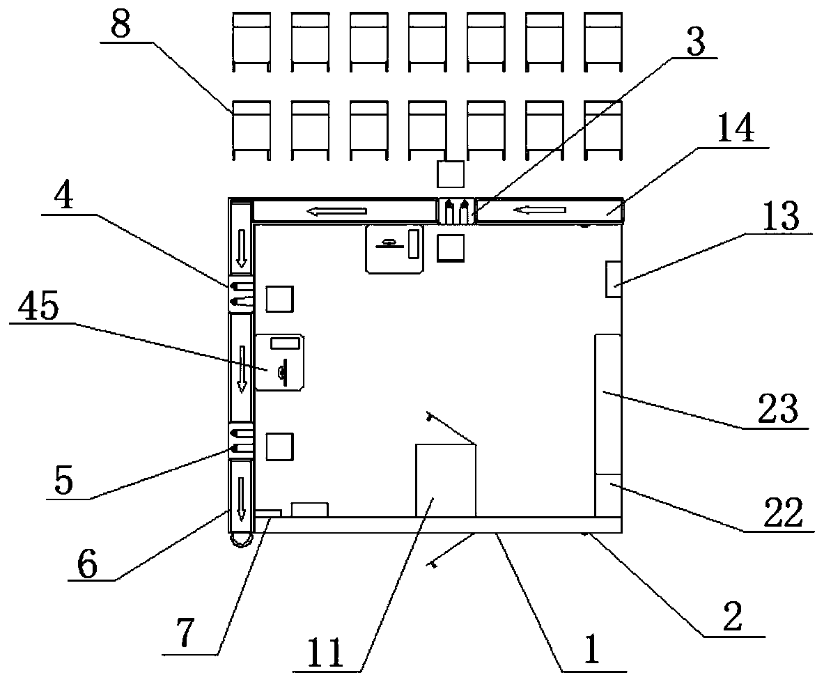 Positive-pressure isolation type multifunctional diagnosis and treatment cabin