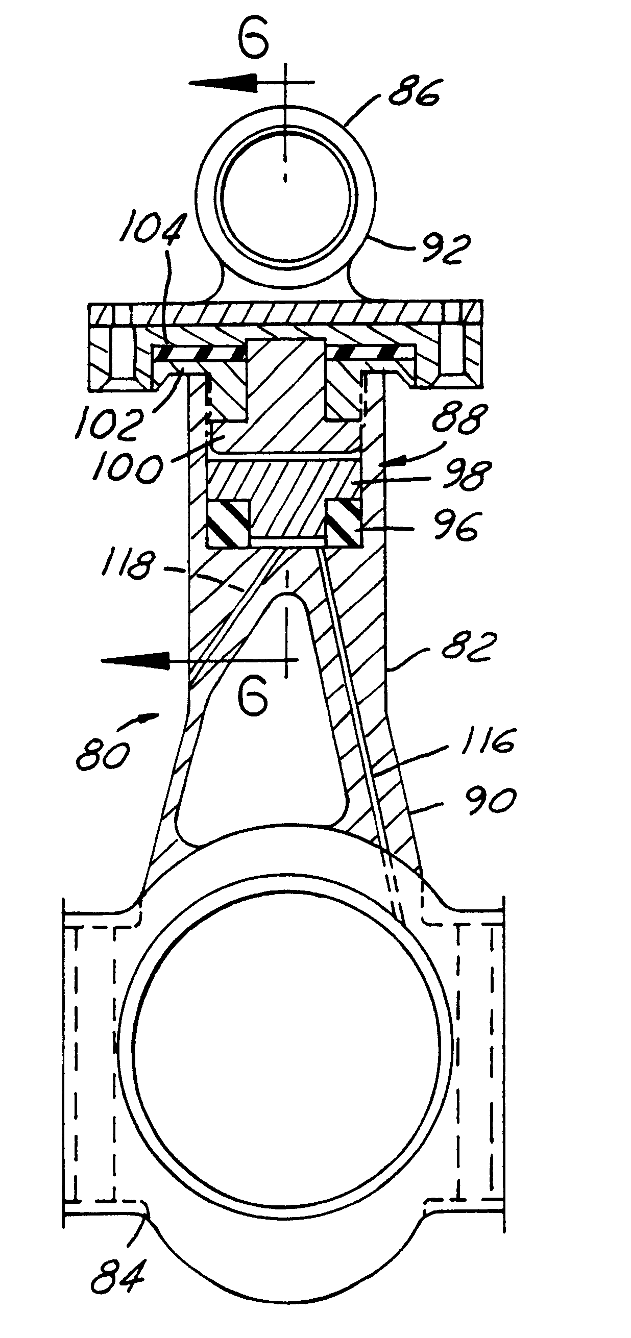 Variable compression ratio pistons and connecting rods