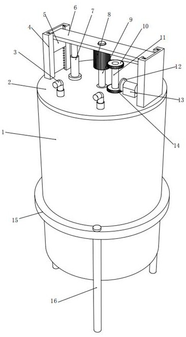 Stirring kettle for preparing tetrabromobisphenol A