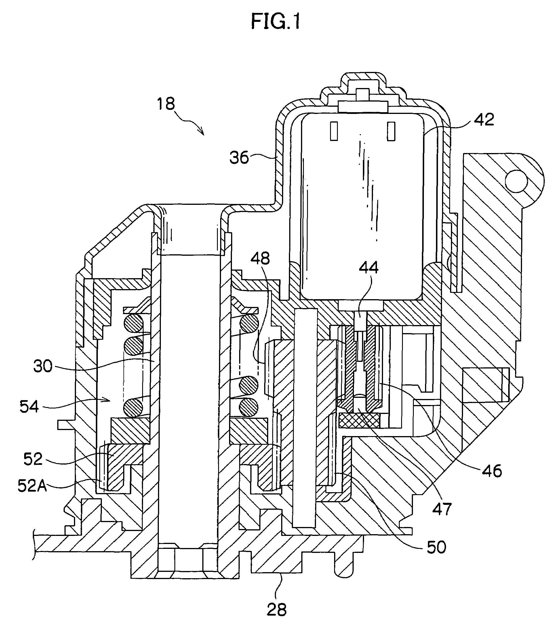 Retracting mechanism of vehicular outer mirror device