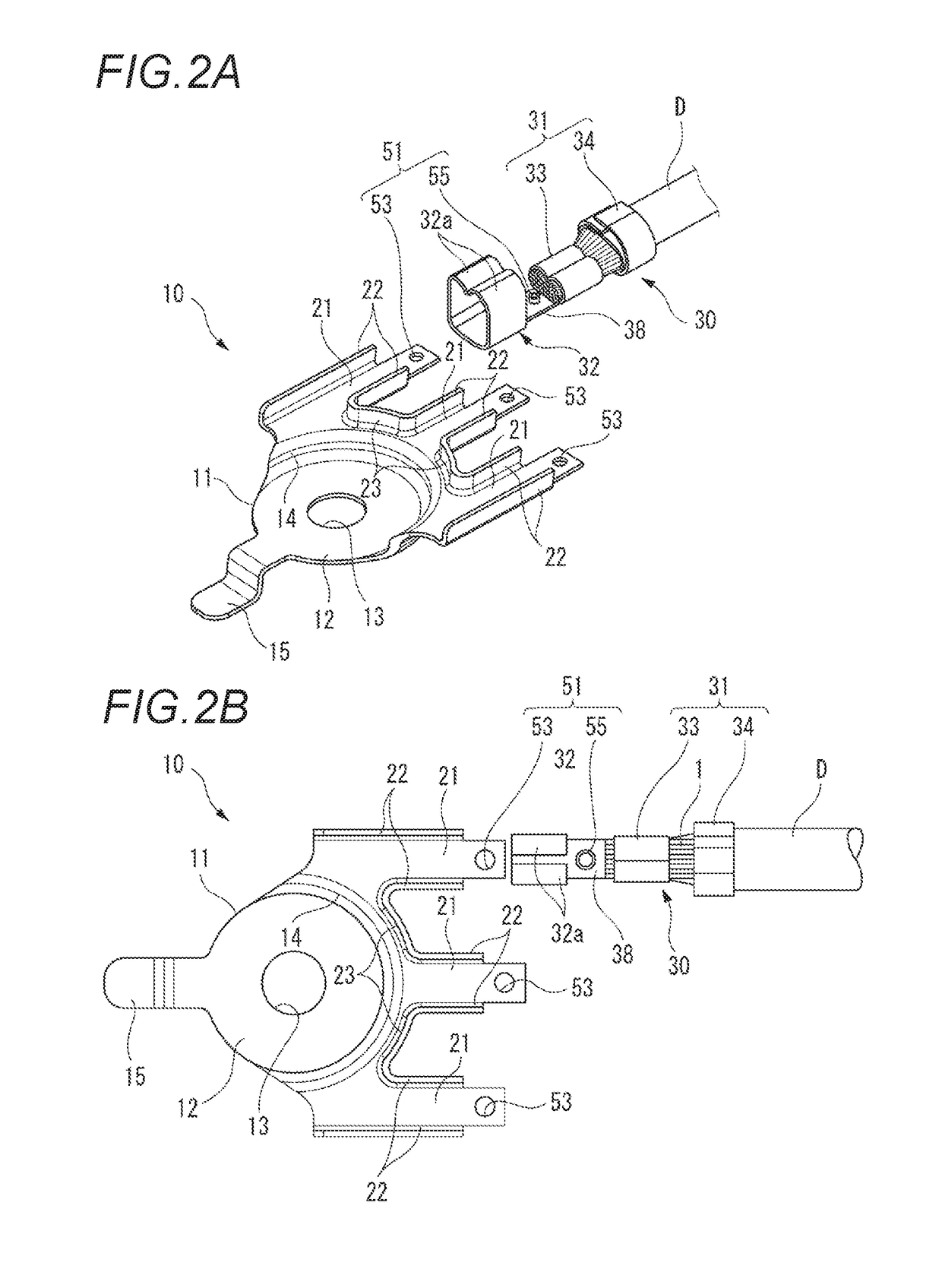 Connection structure for terminal fitting