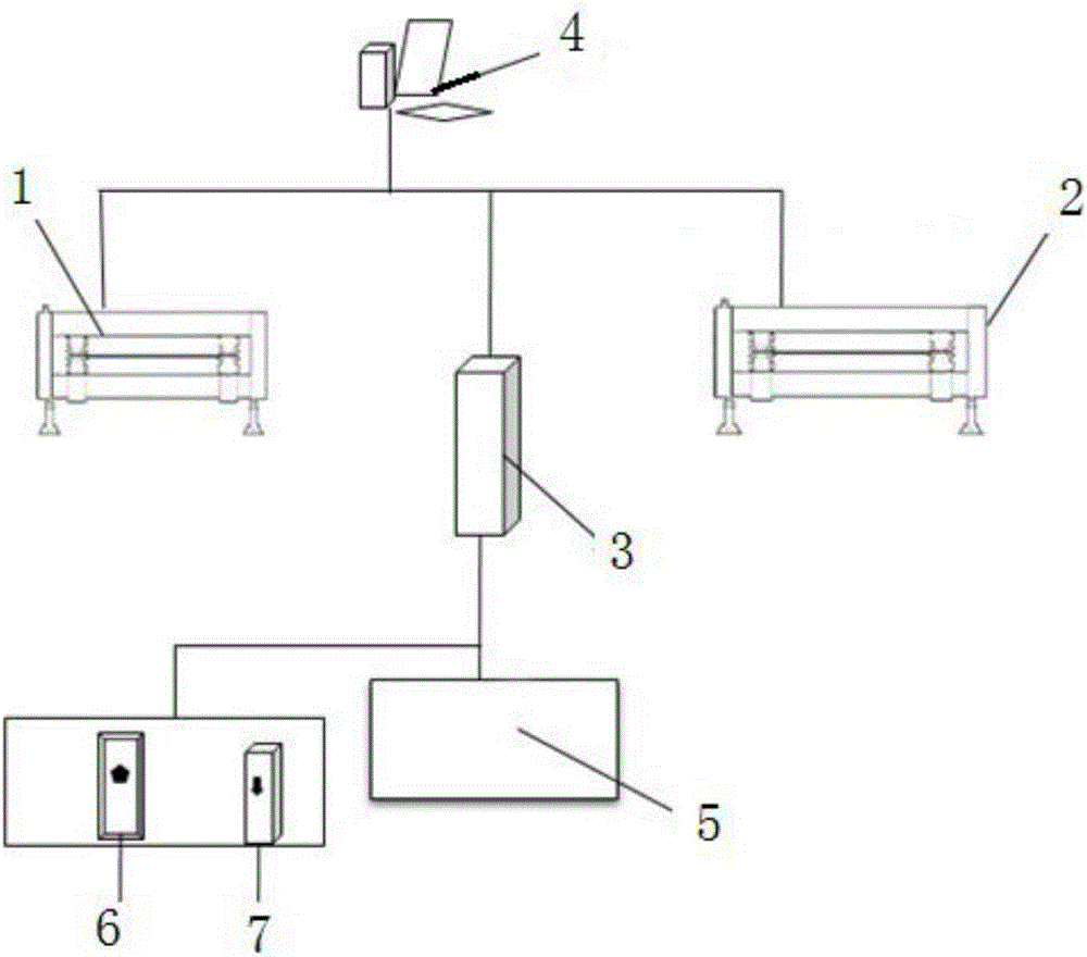 Reconstituted tobacco coating quantity on-line detection control system and control method