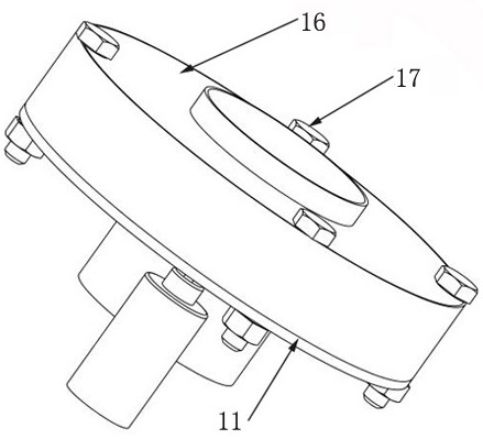 Electronic throttle valve device with vanes rotating through arc rack