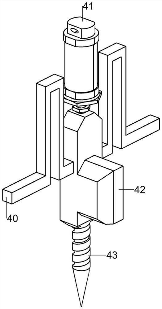 A device for opening a connector card slot