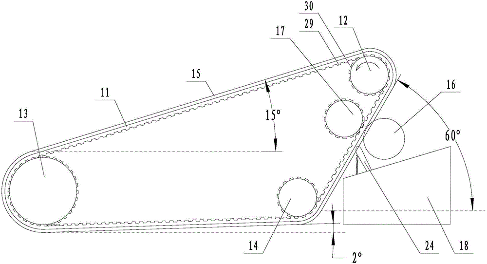 Ocean spilled oil collecting device