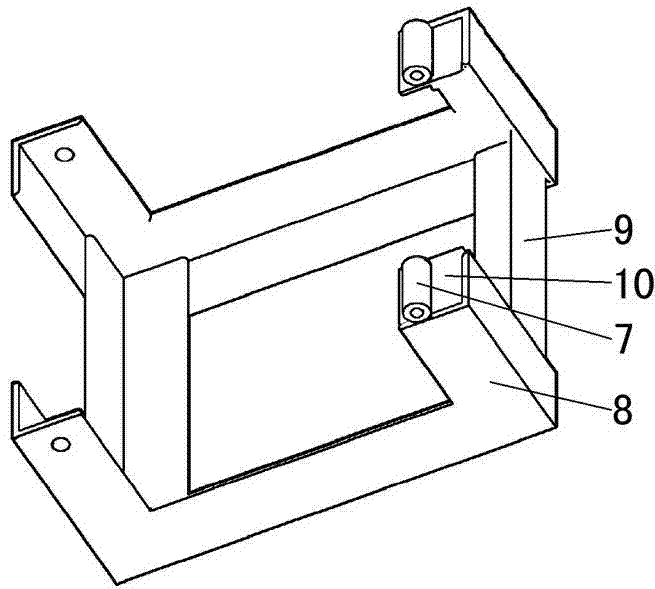 Hidden access door with metal rotating shafts