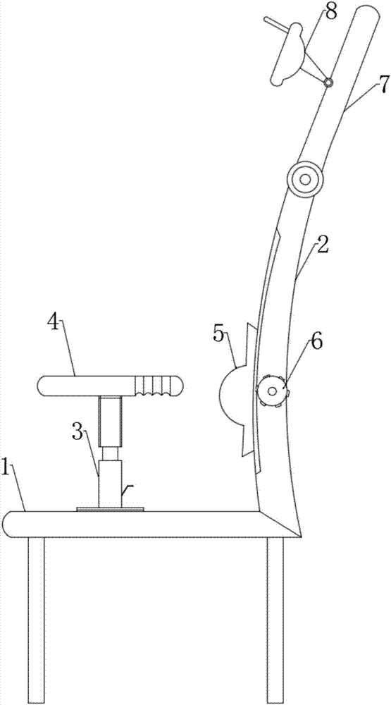 Auxiliary fixing device for laryngeal edema needle puncture