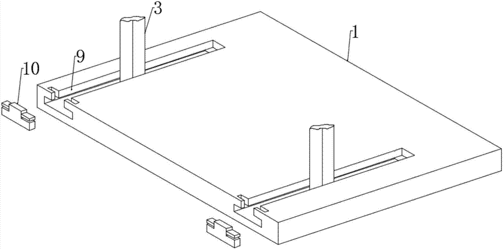 Auxiliary fixing device for laryngeal edema needle puncture