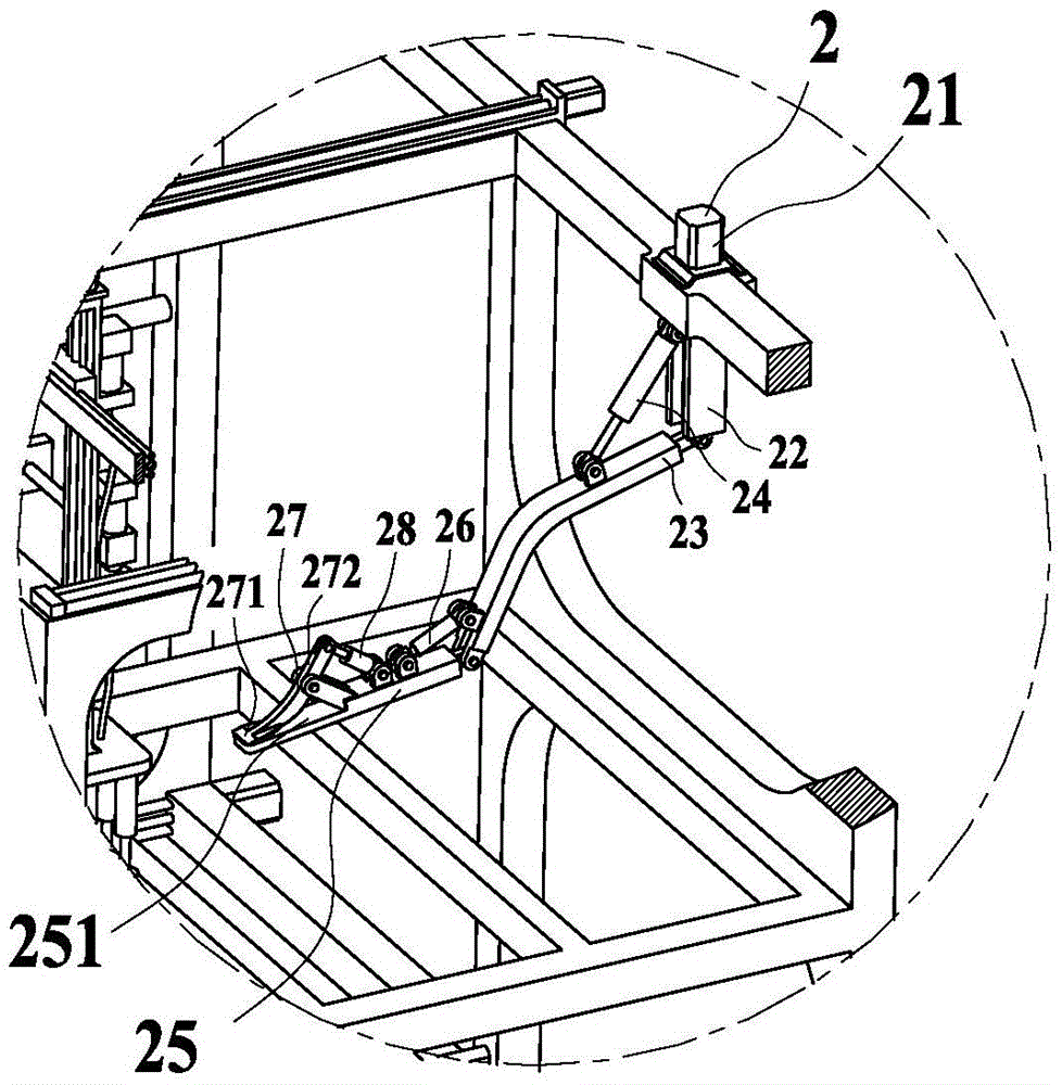 Material board sorting device of foam board