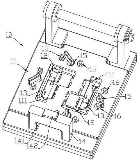 Welding clamping tool for chip-level circuit board