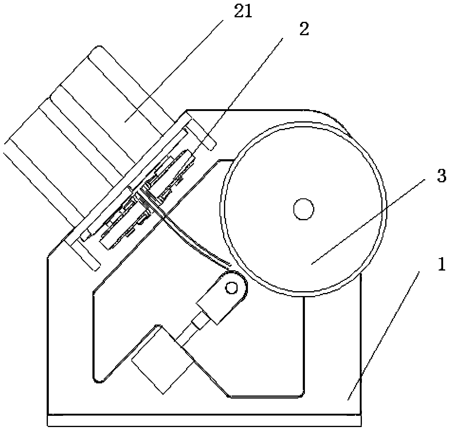 Combination mechanism for arc-shaped leg rubber band