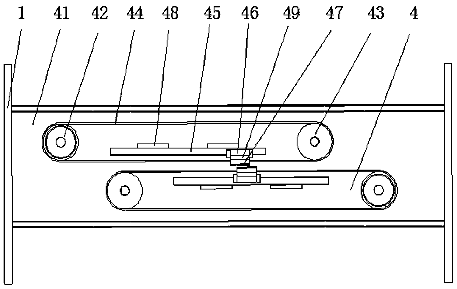 Combination mechanism for arc-shaped leg rubber band