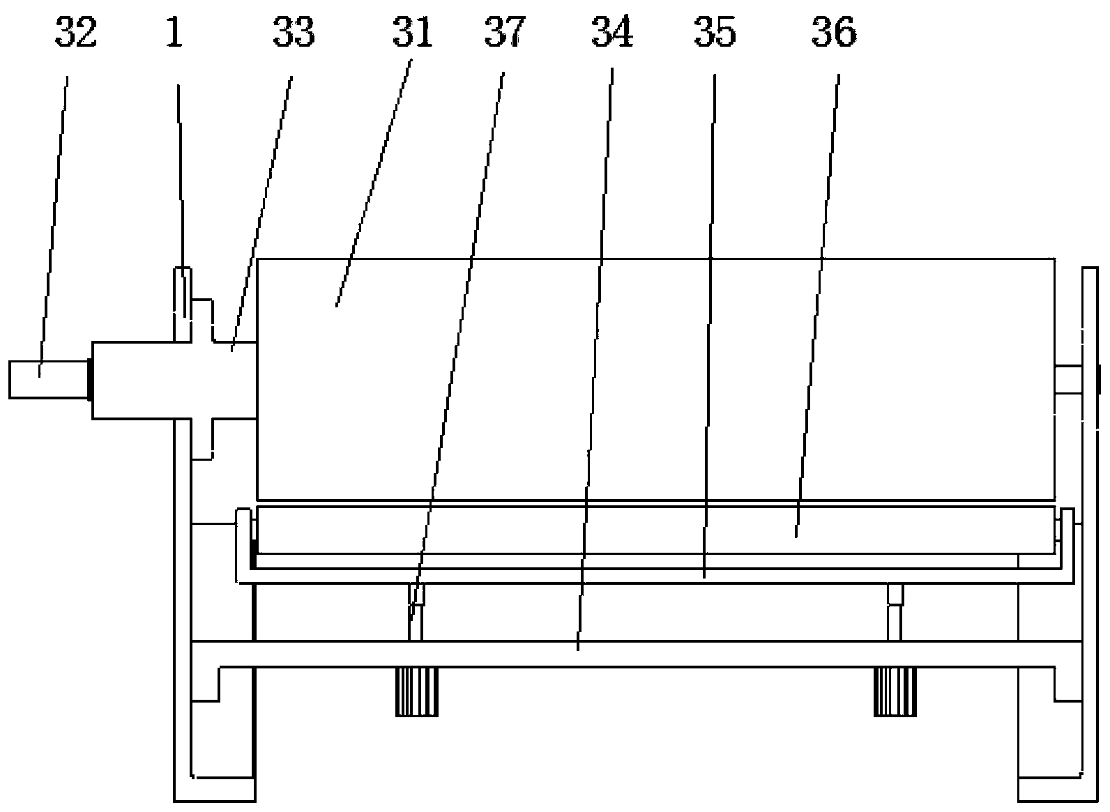 Combination mechanism for arc-shaped leg rubber band