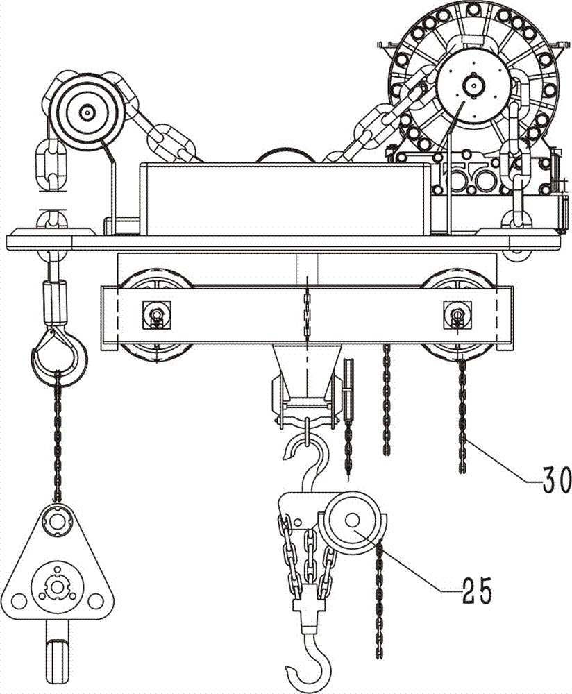 Gantry crane capable of remotely controlling lifting for machining