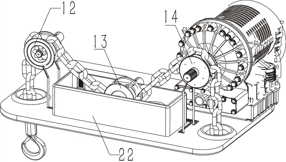 Gantry crane capable of remotely controlling lifting for machining