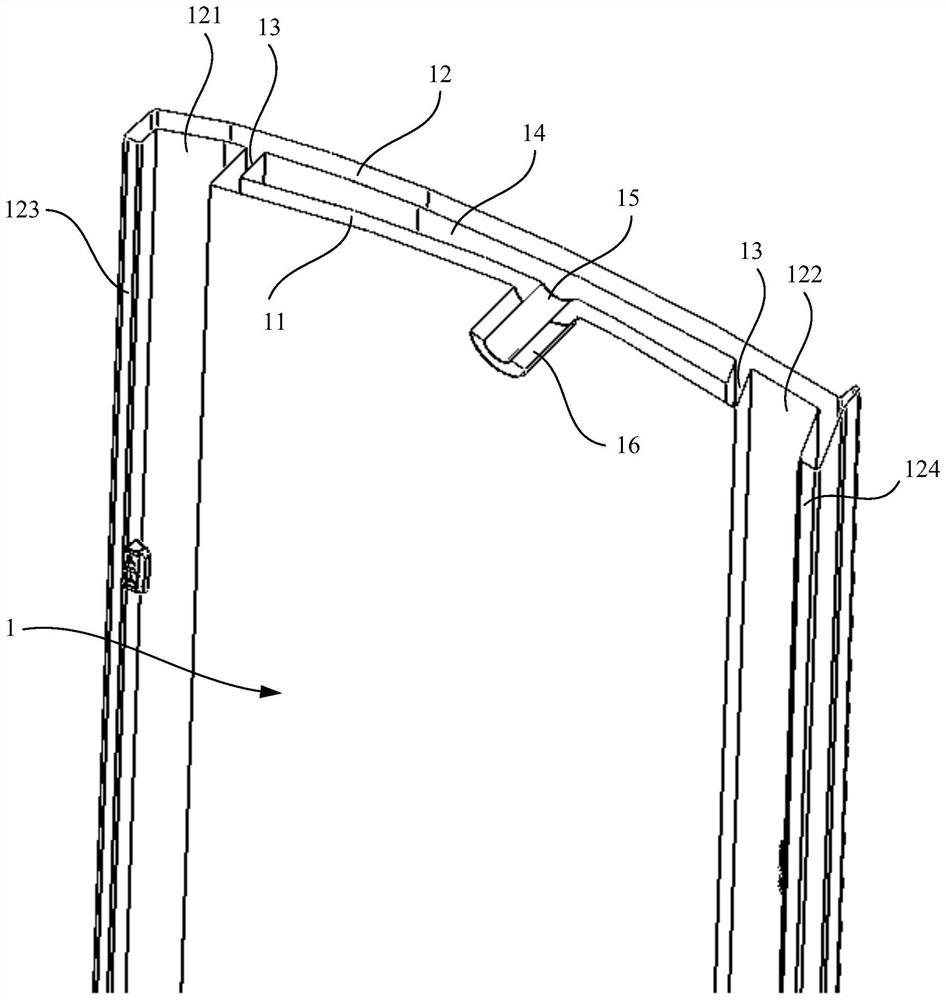 Sliding panel and vertical air conditioner