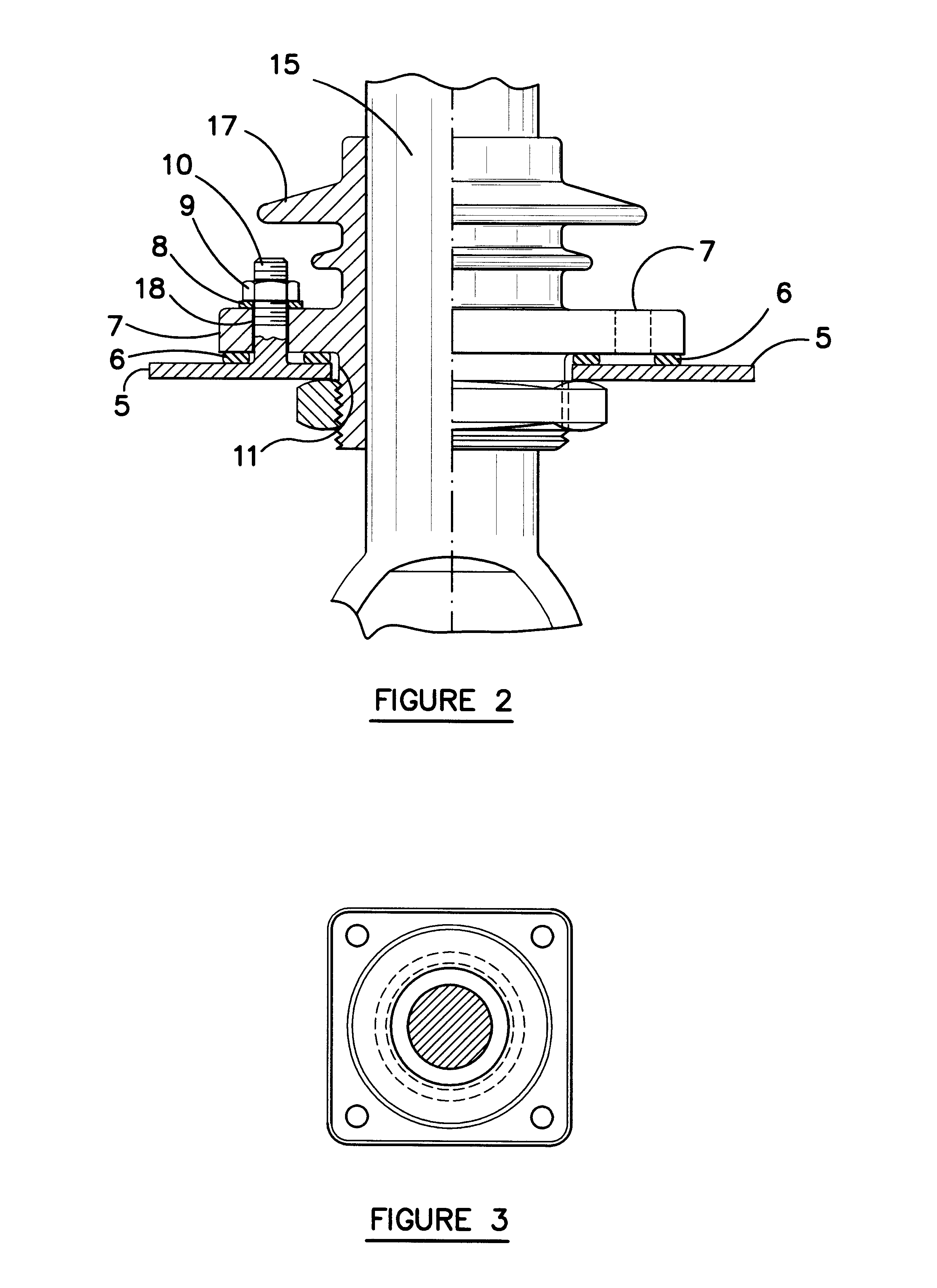 Electrical bushings with resin casting